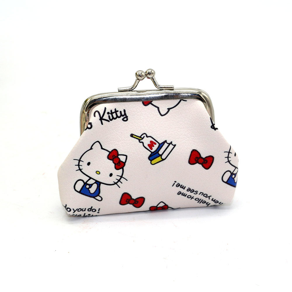 Hello Kitty Cartoon Coin Pouch Purse Sanrio Creative Small Wallet Wholesale My Melody Bags girls purse Kawaii Wallet Kid Purses