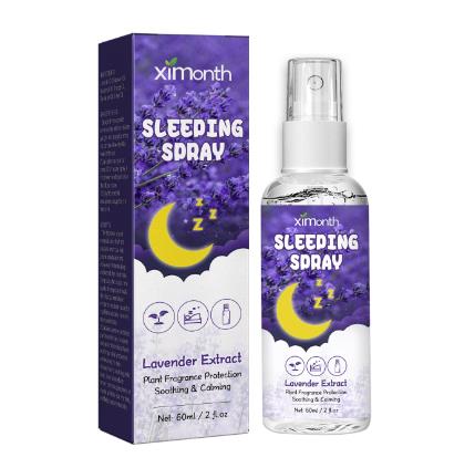 Ximonth Lavender Sleep spray Soothes the nerves, hypnotizes and sleeps, relieves insomnia and sleeps at ease spray