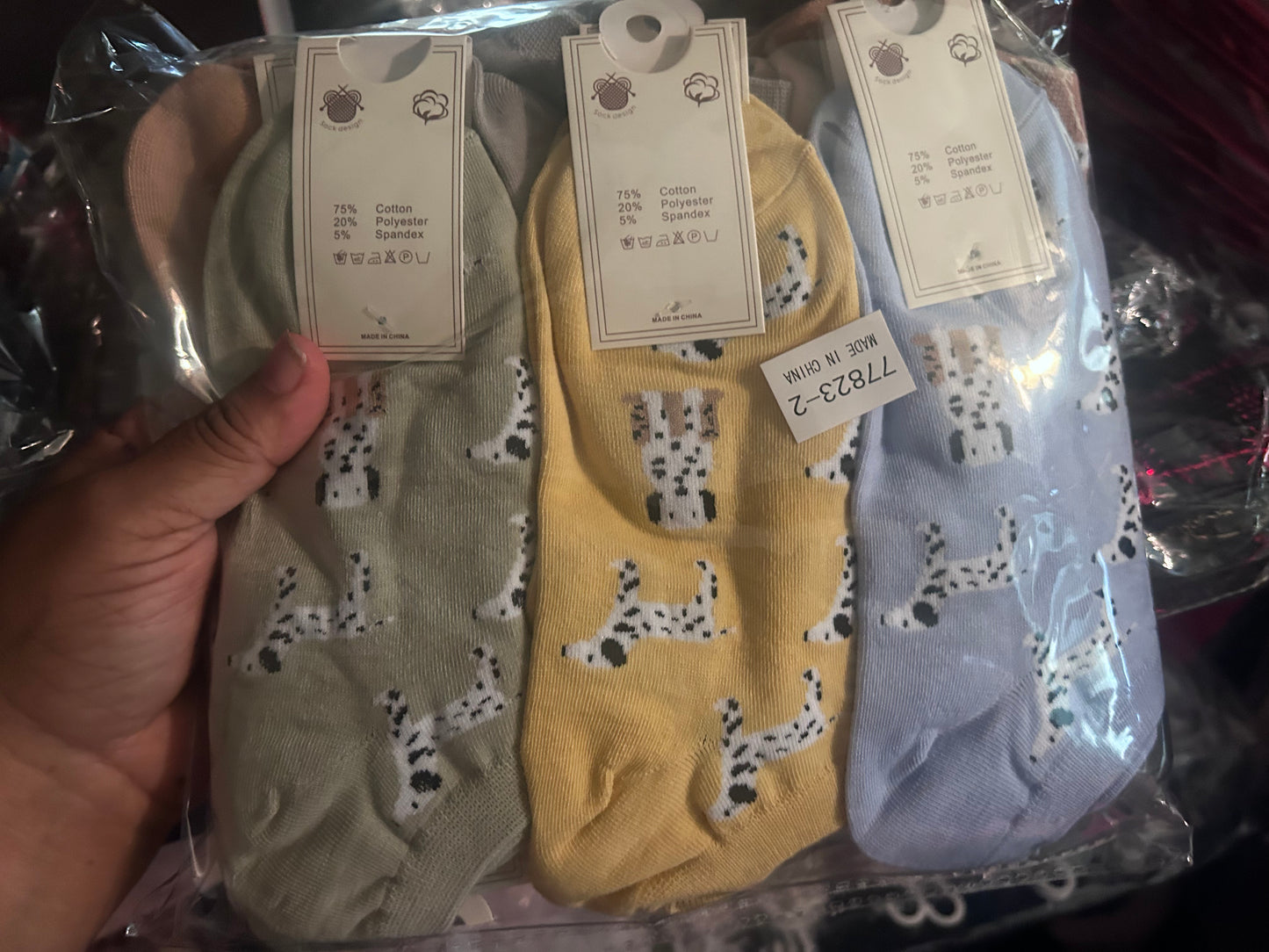 socks by pack  (12pcs)