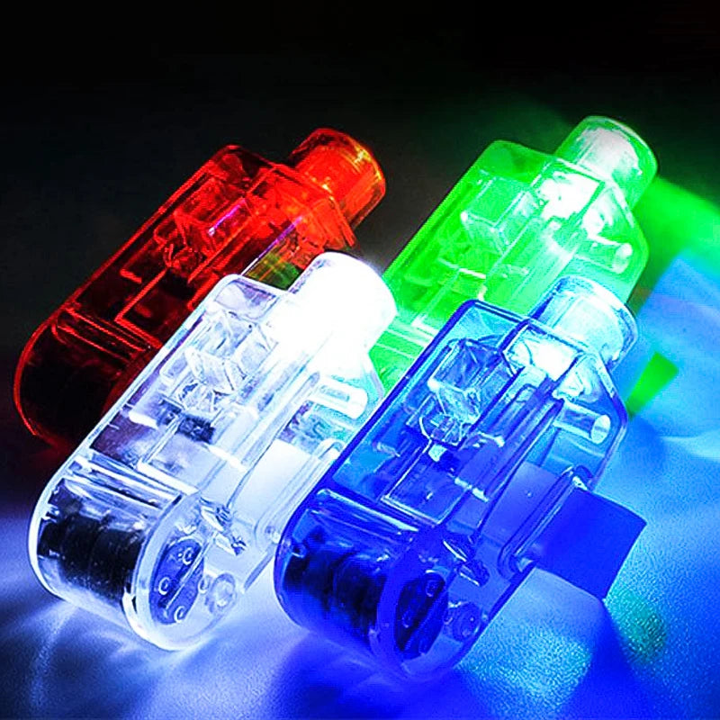 (20pc)LED Flash Finger Light Kids Dazzling Light Ring Flash Toys Wholesale Glow