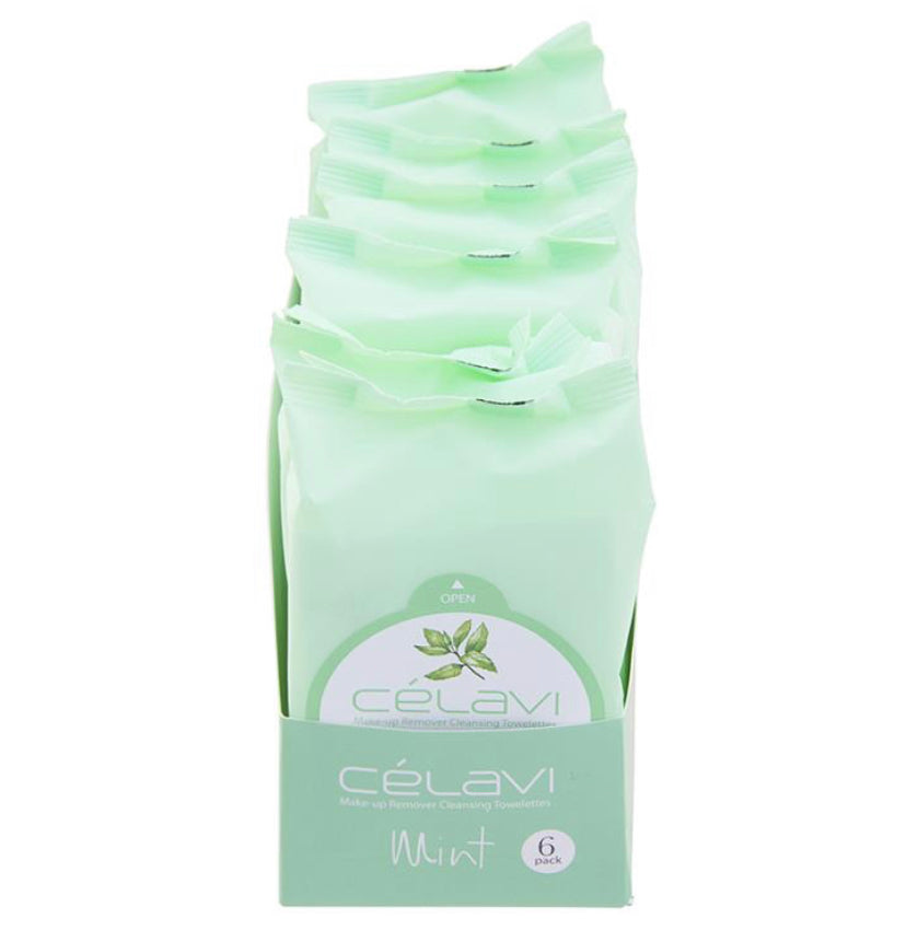 Celavi make up wipes 6 pack