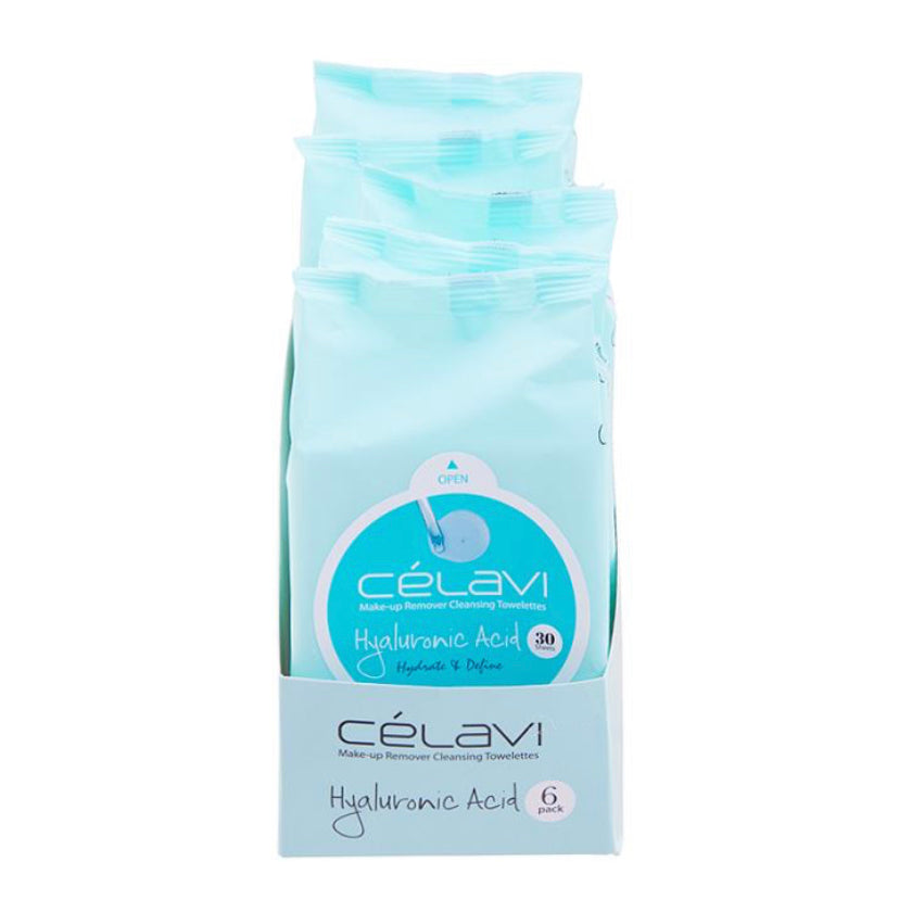 Celavi make up wipes 6 pack