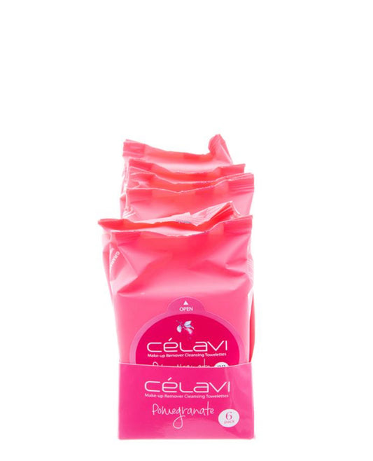 Celavi make up wipes 6 pack